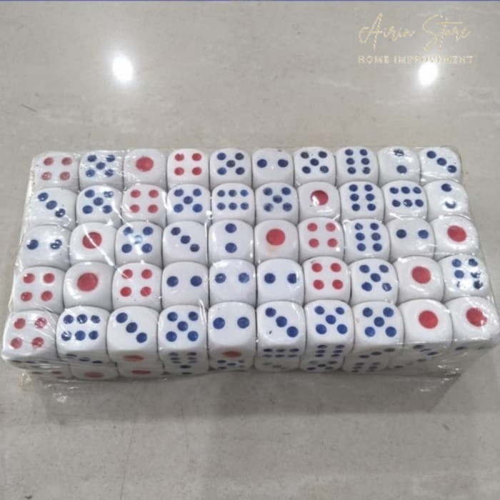 DADU JUMBO PLASTIK JUMBO 14MM X 14 MM SC