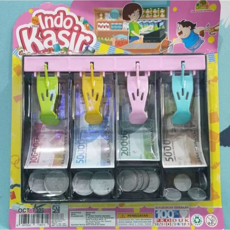 Mainan anak perempuan kasir kasiran/indo kasir anak