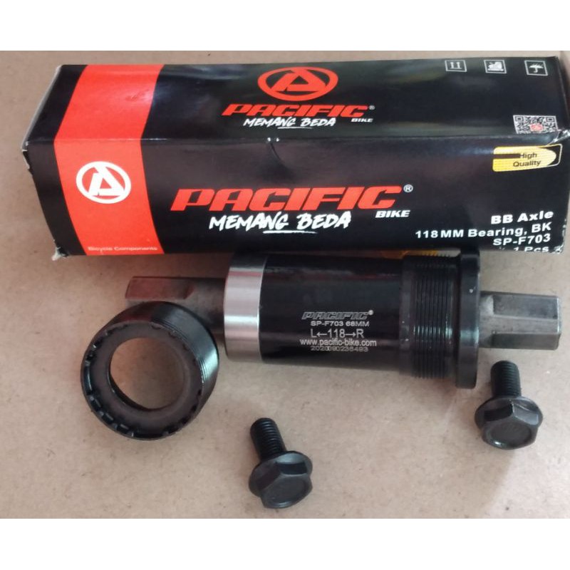 BB kotak 118mm cocok untuk upgrade sepeda lipat/minion