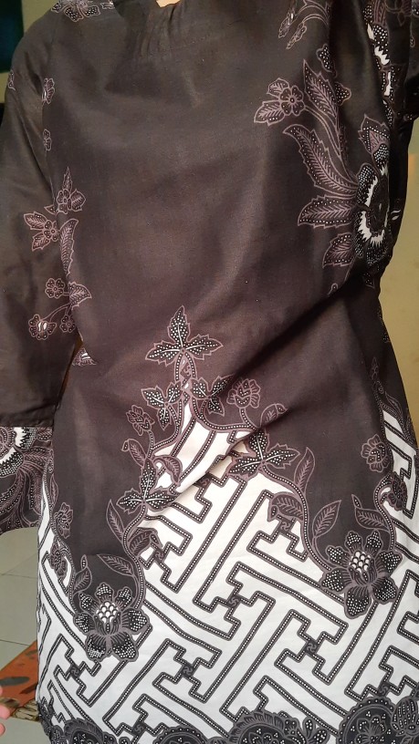 Batik Dolby Dolbi Dobby Doby Tenun Sutra Tulis Katun Atbm Baron Atasan Batik Wanita Sogan Srg308