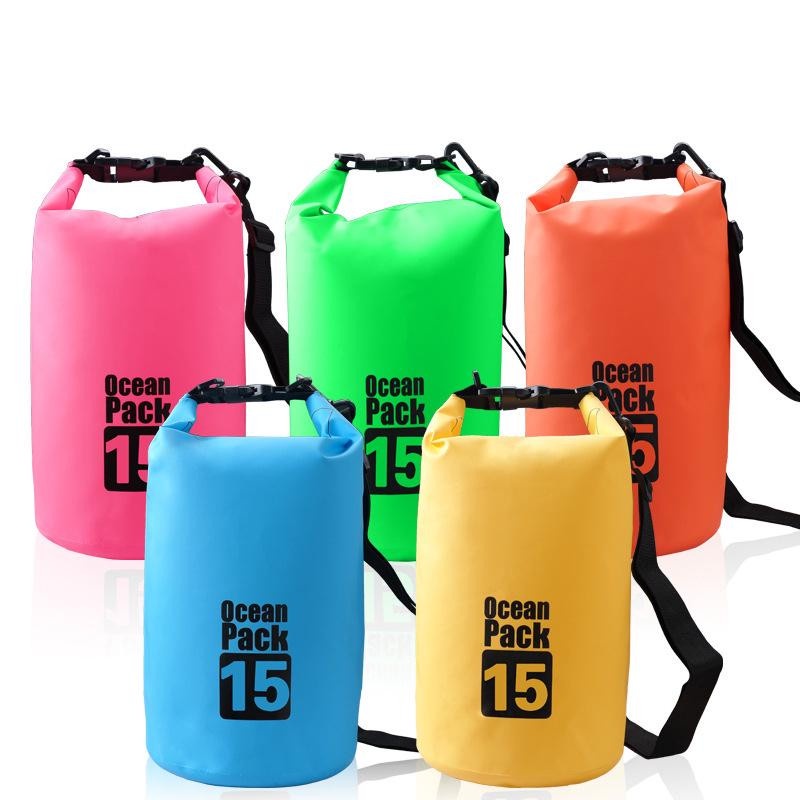 【COD】 Ocean Pack` Dry Bag 15 Liter` DryBag Waterproof 15L` Tas Kantong Anti Air 15 L` Diving Snorkling Renang Hiking Camping Traveling
