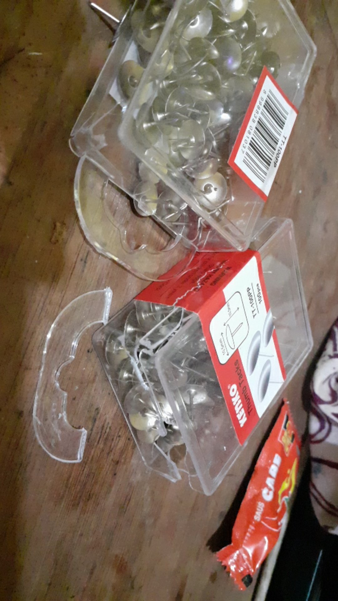 [ Pack ] Kenko Tt-100pp Thumb Tacks / Paku Payung Kecil