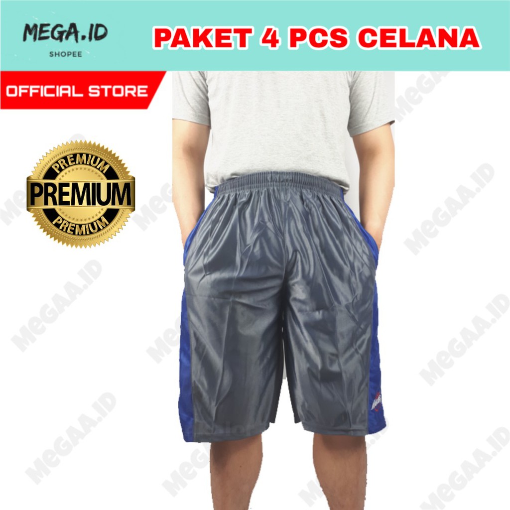 4 PCS CELANA  PENDEK  BASKET TRAINING SPORT OLAHRAGA  