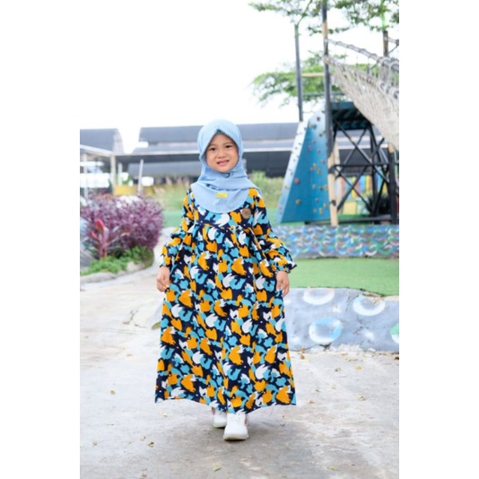 gamis ruffle anak zoelskids
