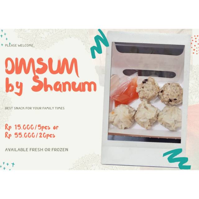 

DIMSUM Fresh n Frozen Homemade by Shanum