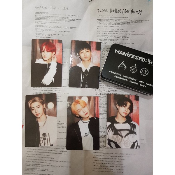 ENHYPEN photocard manifesto day1 mdo pc