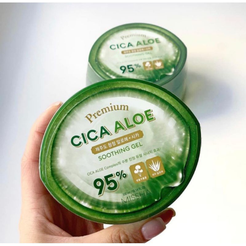 BPOM MISSHA Premium Cica Aloe Vera Soothing Gel Shopee Indonesia