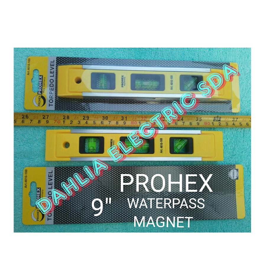 WATERPASS MAGNET 9 INCH PROHEX