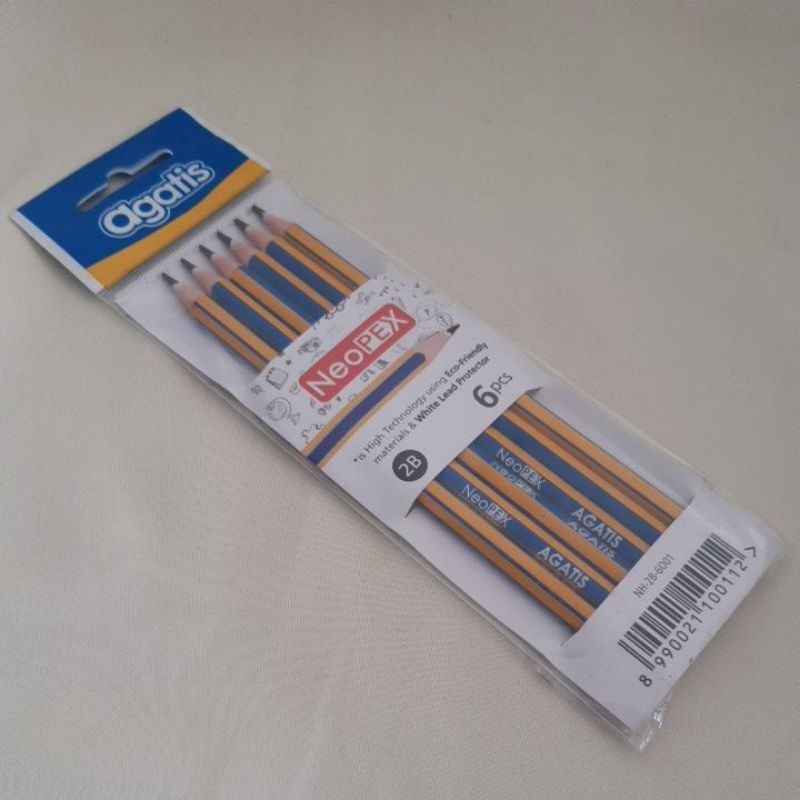 

AZ - Pensil AGATIS Neopex 2B Per Pack Isi 6 Pcs