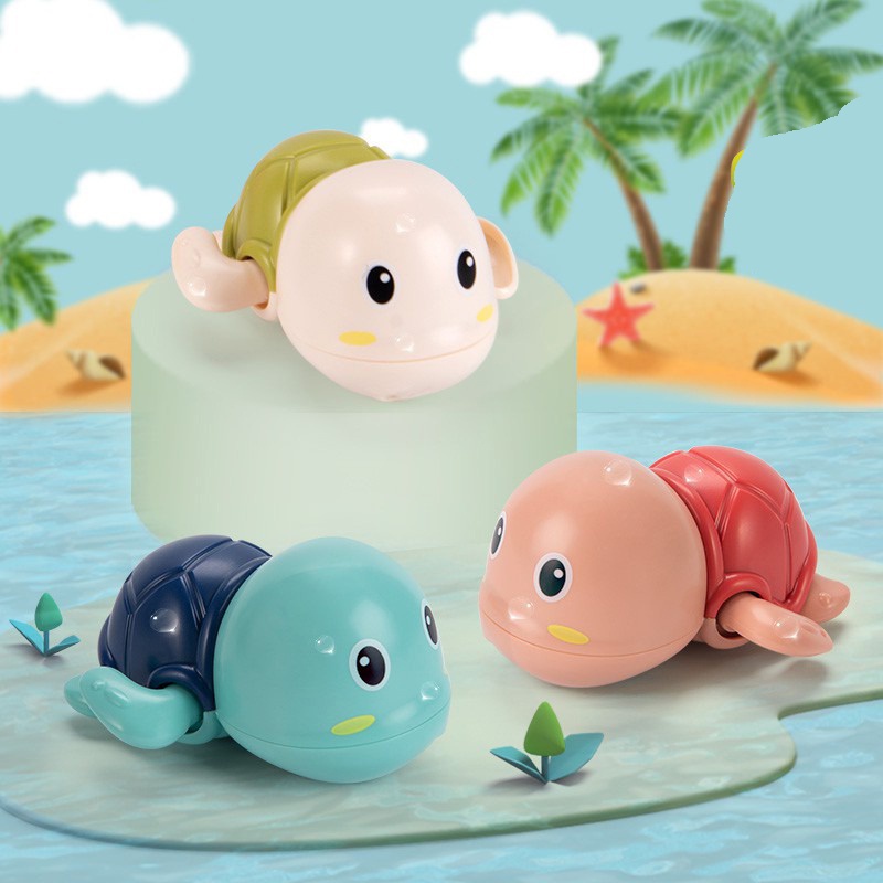 [BISA COD+Lucu] Mainan Bayi Mainan Mandi Bayi Bentuk Penyu Berenang Mainan Baby Toys Penyu Water Air