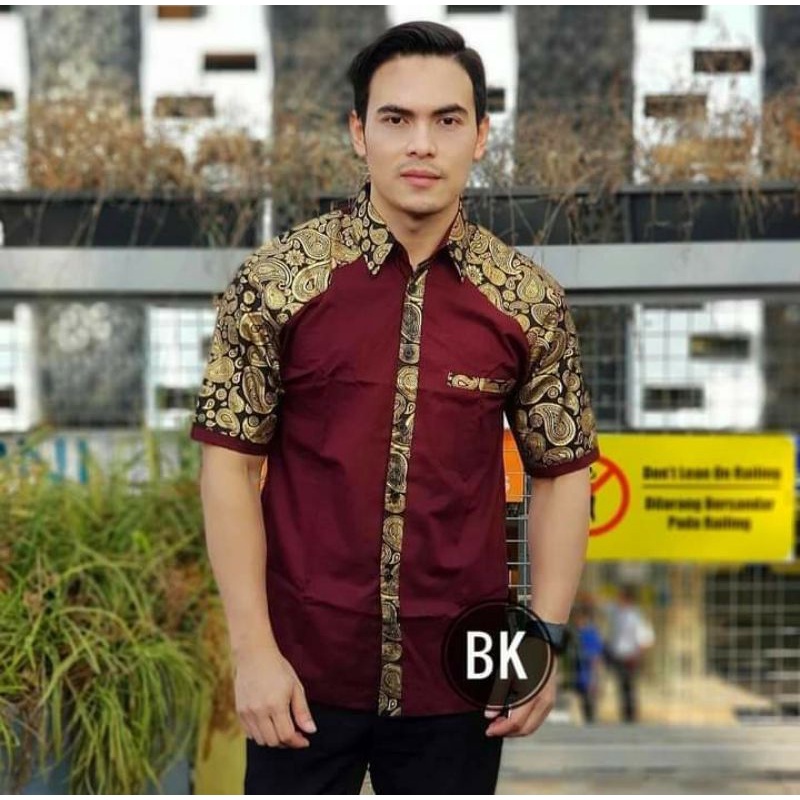 Seragam Kerja Pria Baju Batik Pria