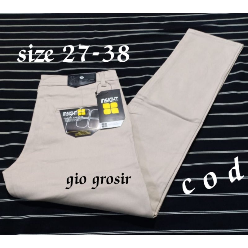 CELANA CHINO Panjang pria Slimfit KERJAHARIAN Santai Casual Formal BEST QUALITY