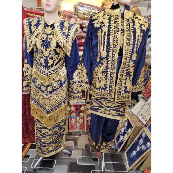 baju penganten Minang/baju penganten Padang motif baru