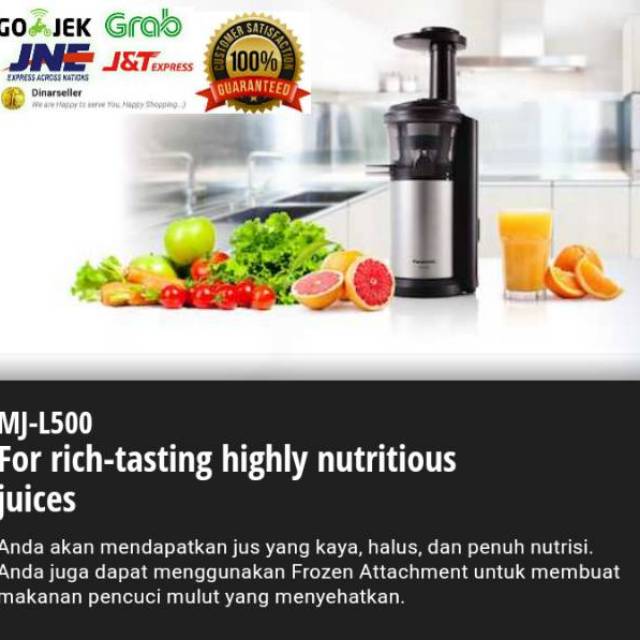 PANASONIC SLOW JUICER MJL500 MJ-L500 GARANSI RESMI PANASONIC