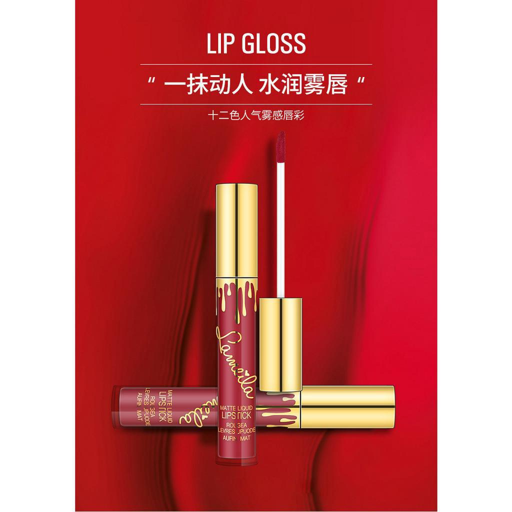 𝐎𝐑𝐈𝐆𝐈𝐍𝐀𝐋 | ❤️𝐋𝐀𝐌𝐄𝐈𝐋𝐀❤️ 𝐌𝐚𝐭𝐭𝐞 𝐋𝐢𝐪𝐮𝐢𝐝 𝐒𝐞𝐫𝐢 𝟕𝟔𝟑 Lipstik Pelembab Tahan Lama Lip Gloss Pewarna Bibir Cair | Lipstik | Liptint | Lip gloss | Kosmetik Bibir