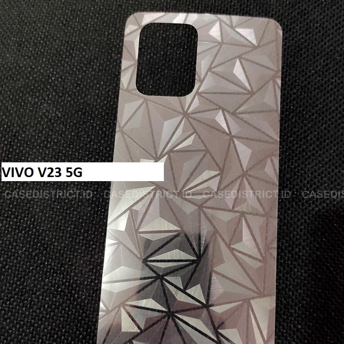 VIVO T1 PRO 5G T1 5G Y01 V23 5G V23e V21 4G VIVO V21 5G ANTI GORES SKIN BELAKANG DIAMOND 3D SPIRAL, GARSKIN ANTI JAMUR BACK DIAMOND PELINDUNG BELAKANG V23e 5G