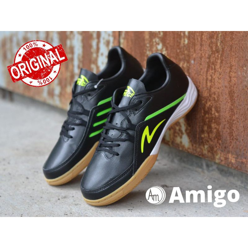 Sepatu Spesial Kiper Futsal dan Anchor Specs Metasala Magnum IN - Black/Yellow 401488 Original