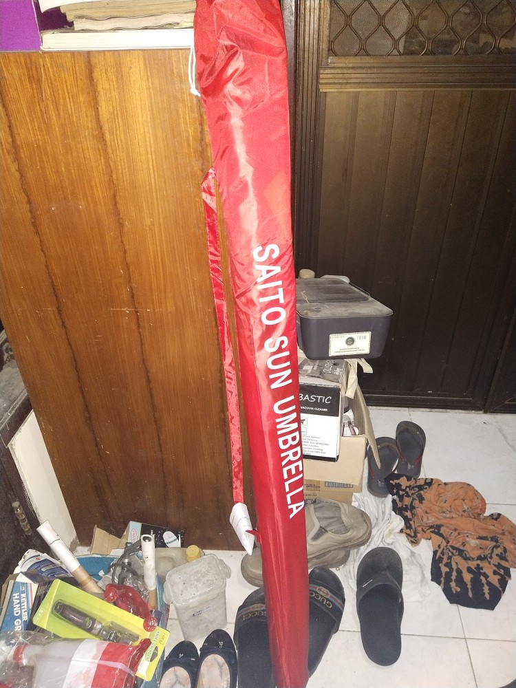 Payung Pantai Warna Pelangi Taman Cafe Tenda Pkl Lapak Jualan Dagang - Payung Tenda Parasol 240 Cm