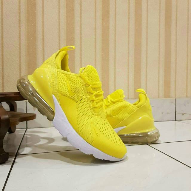 AIR MAX 270 YELLOW WHITE WOMEN'S SHOES 