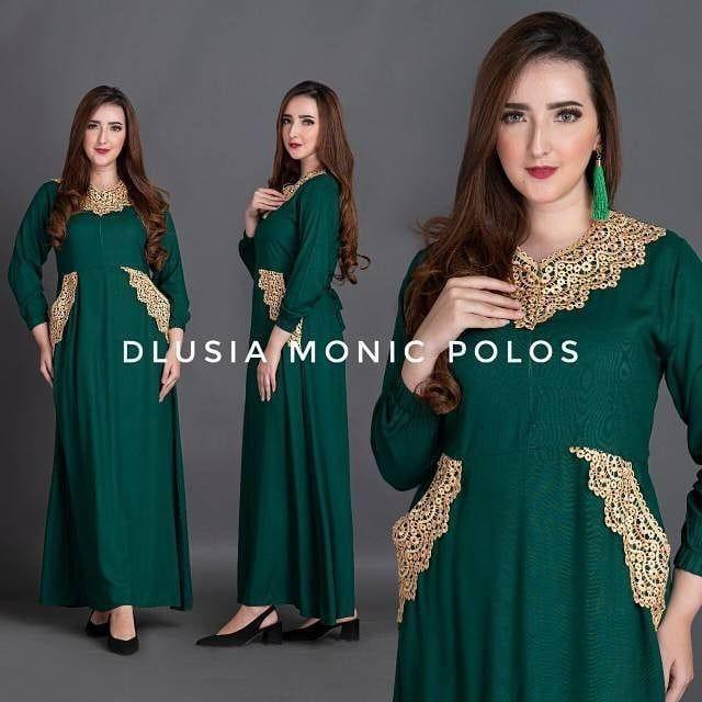 DASTER ARAB DLUSIA MONIC POLOS | DASTER ARAB LENGAN PANJANG | DASTER DLUSIA