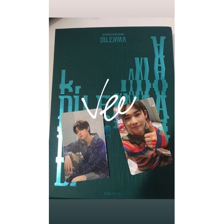 wts unsealed album dimension dilemma charybdis enhypen photocard ni-ki dan holo sunghoon