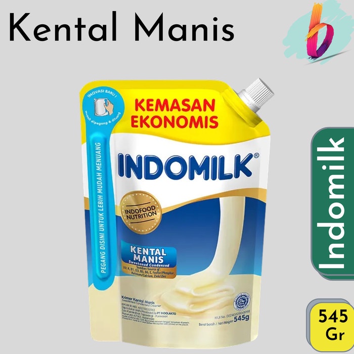 

Indomilk Plain Kental Manis Susu [545 g/ Kemasan Pouch] - Putih
