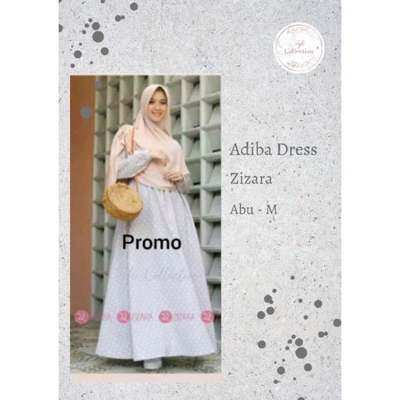 Dress Zizara Discount motif polka ADIBA  sz M