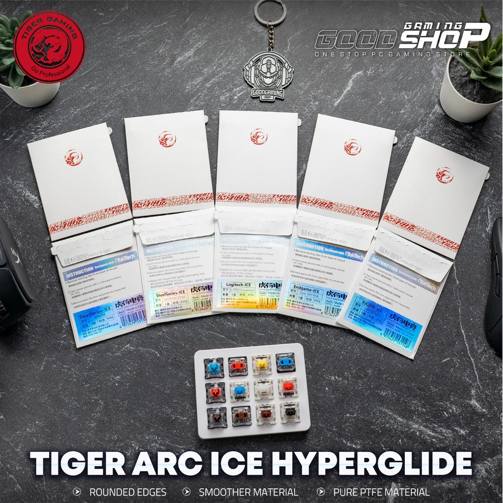 Tiger Arc ICE EDITION Hyperglide - Gaming Mousefeet