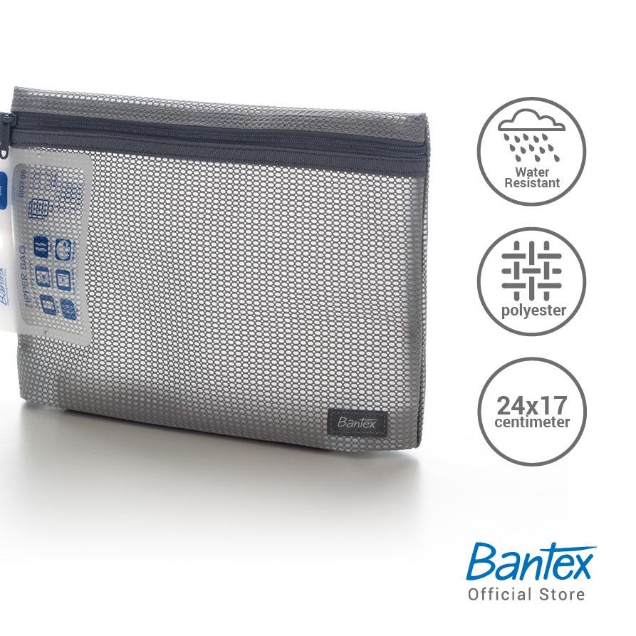 

Kekinian Bantex Zipper Storage Pouch Handbag Pencil Case #8107