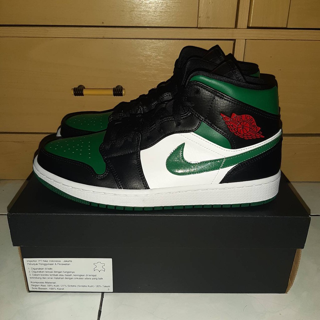 Nike Air Jordan 1 Mid Pine Green