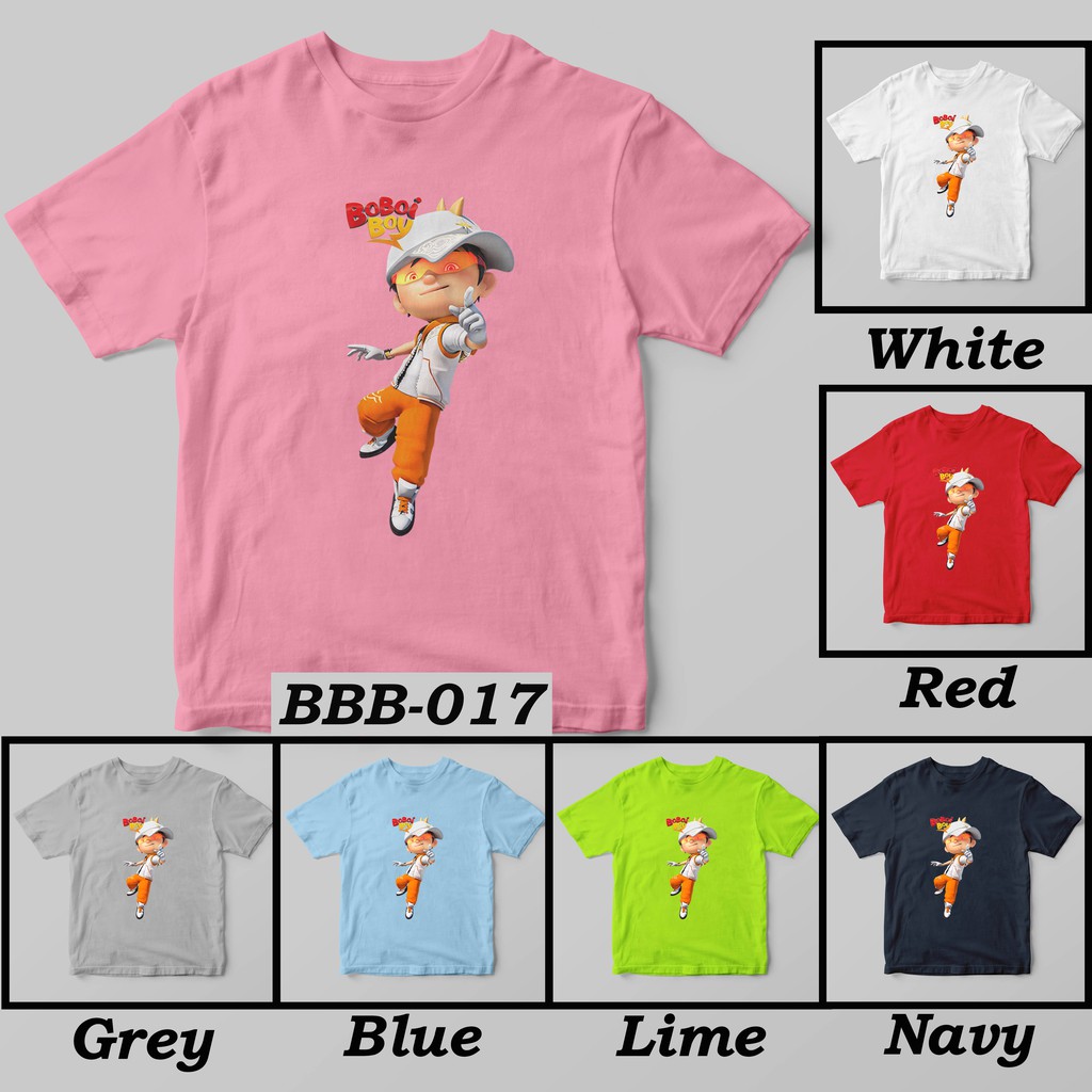 [FREE NAMA!!] Kaos Anak &amp; Family BoboiBoy 100% COTTON PREMIUM