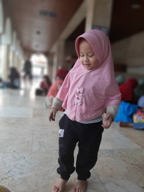 Bergo Anak Bergo Jersey ALIKA  renda