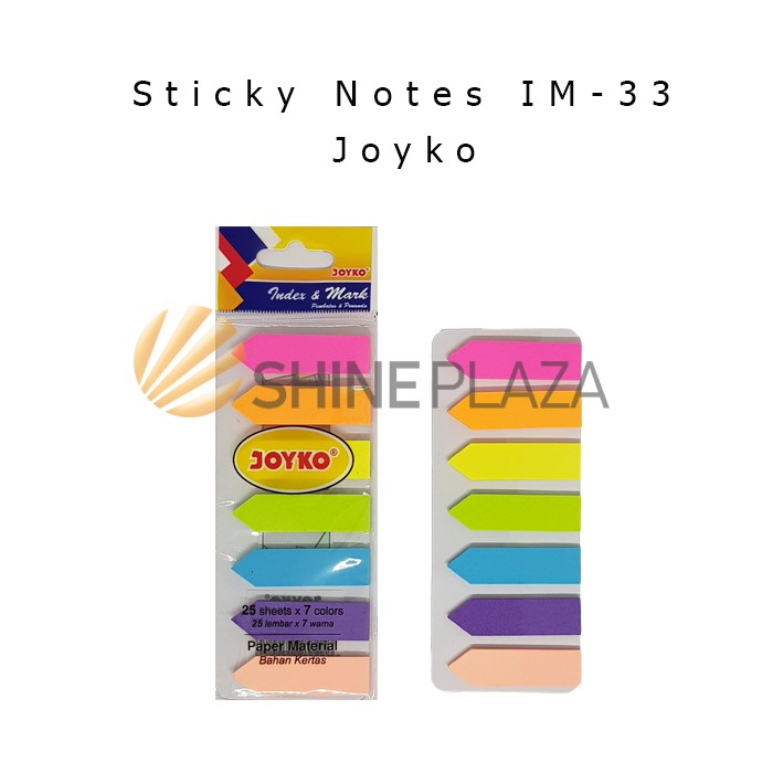 

Langsung Order Memo Sticky Notes Joyko IM-33 Murah