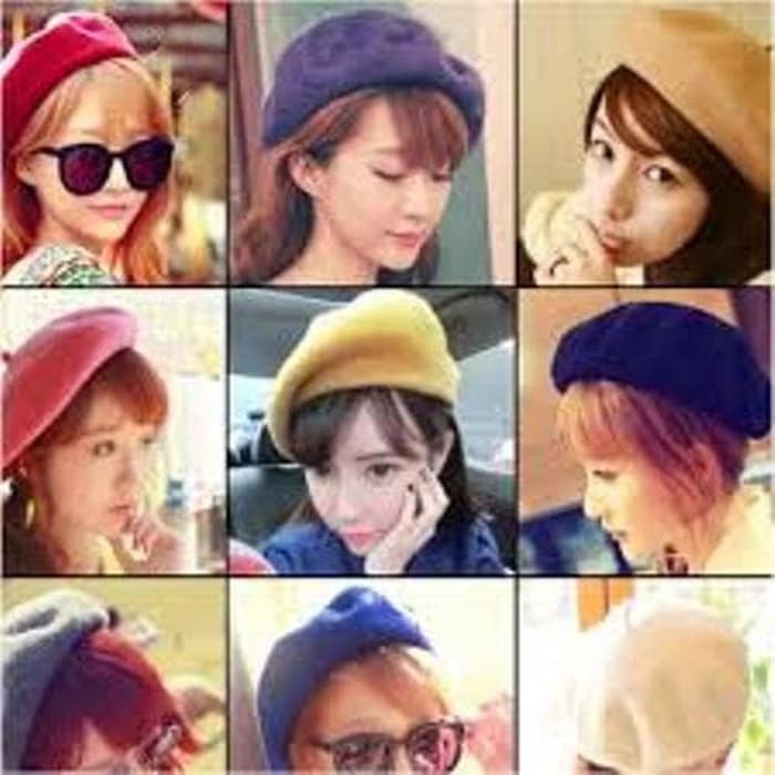 Topi Baret Beret Baretta /Topi Seniman Artist Pelukis Remaja Dewasa