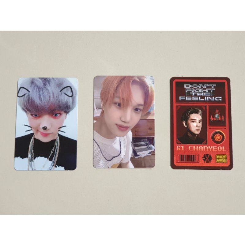 EXO Official Photocard Tempo Don't Fight The Feeling DFTF Expansion Chanyeol Kai