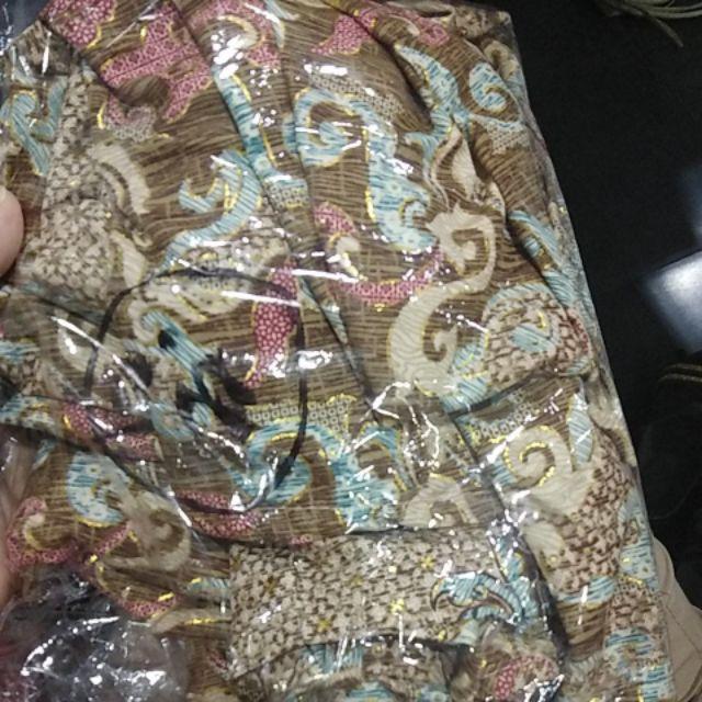 Couple Batik Pandora Kaftan  Dan Kemeja Batik Ayah Dan Anak