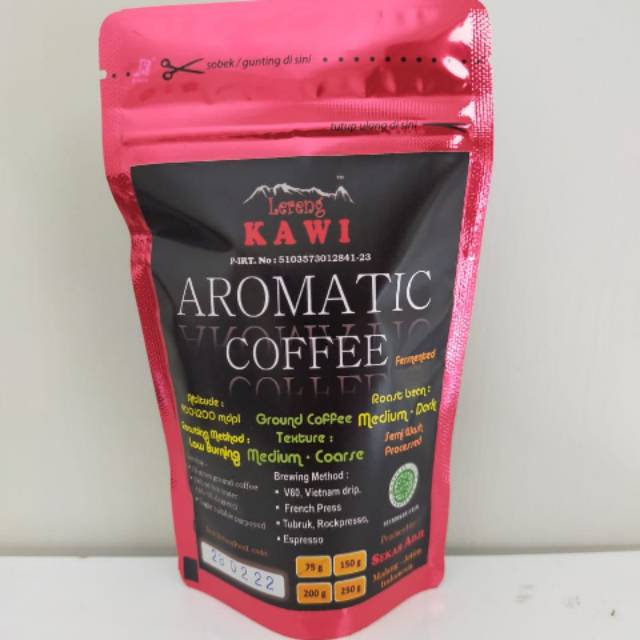 

Aromatic Coffee kemasan 75 g