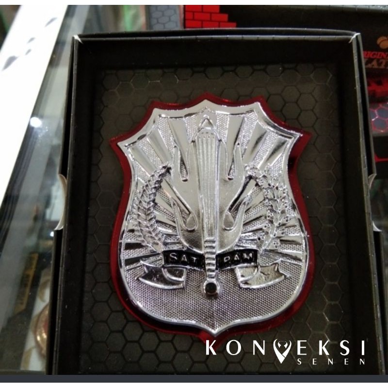 PIN KEWENANGAN LENCANA SATPAM SILVER