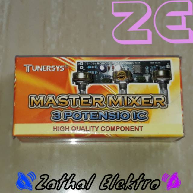 Kit Master Mixer 3 Potensio IC 4558