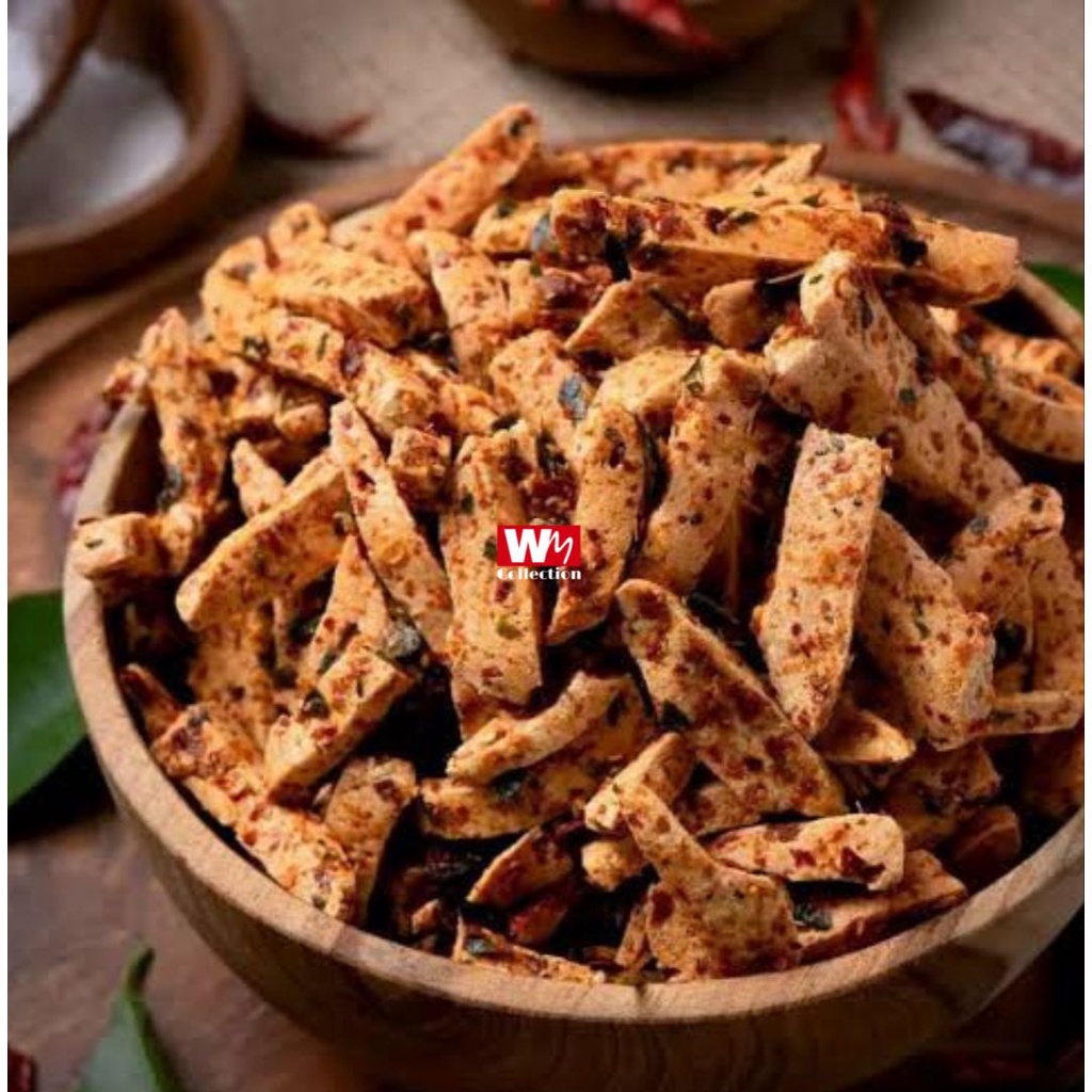Basreng Daun Jeruk 100 Gram Baso Goreng Gurih Pedas HALAL Basreng Gurih Super Pedas, Original, Balado Basreng Fress Viral-2