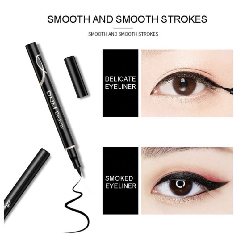 [ COD/BAYAR DITEMPAT ] DNM Eyeliner Drawing Original Pen Pencil Hitam Anti Air dan Tahan Lama