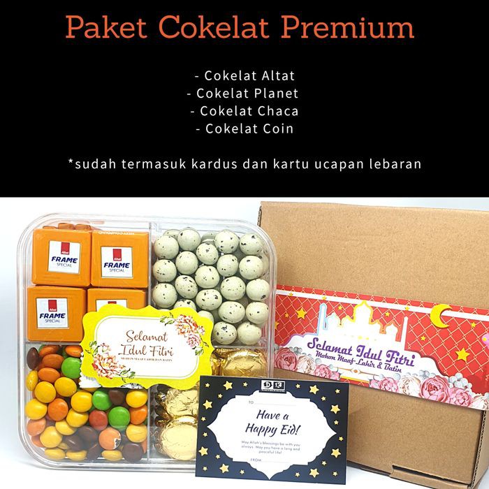 

paket cokelat lebaran parcel lebaran coklat Naura candy coklat