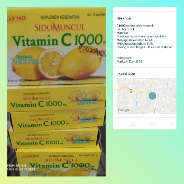 C 1000 Sido muncul sachet