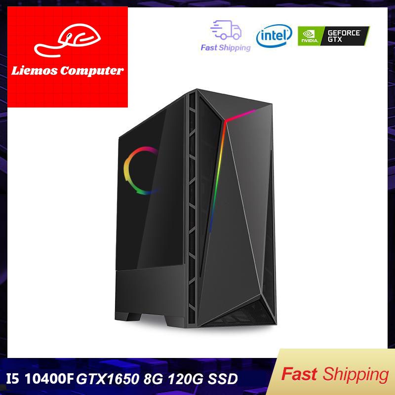 PC Komputer Gaming Editing Intel I5 10400F RX 550 / RX560 / GTX 750 TI / GTX 1050 TI / GTX1650 / RX 6400 / RX 6500 XT / GTX 1650Super 4GB DDR6 Desktop CPU Rakitan Rendering Livesteaming Youtuber Content Creator