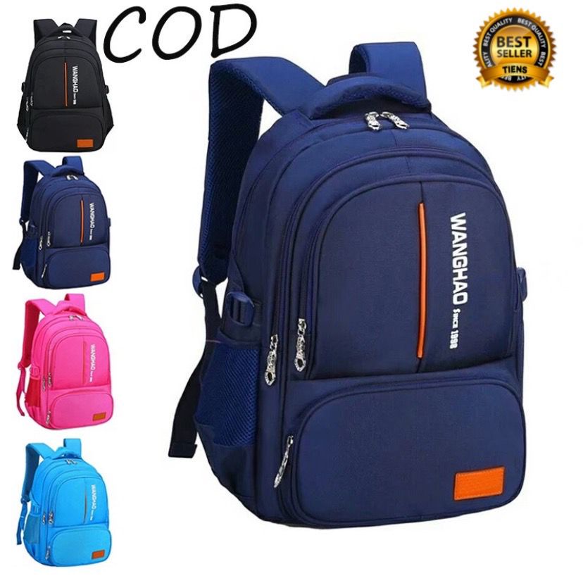 SPESIAL PROMO 7.7 - RANSEL PRIA/WANITA BACKPACK WANGHAO LAPTOP BERBAHAN DINIR UK. 32x18x44 CM | RANSEL KERJA, KULIAH, SEKOLAH | RANSEL BACKPACK MULTIFUNGSI MUAT LAPTOP | RANSEL LAKI-LAKI LAPTOP | RANSEL NAVY | RANSEL PINK | RANSEL BIRU MUDA | RANSEL HITAM