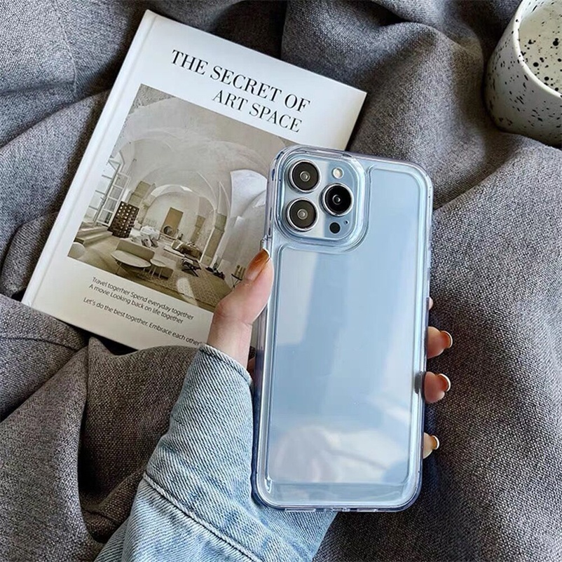 Soft Case Pelindung Kamera Shockproof Untuk OPPO A16 A16s A76 A96 A57 A3s A5s A92 A52 A12 A5 A9 A31 A53 A33 A32 F11 Reno 7 6 5 5K 7SE 7Z High Quality Space Phone Case Skin case hp Clear Thickening Shockproof Protection Camera handphone aksesoris Soft Case