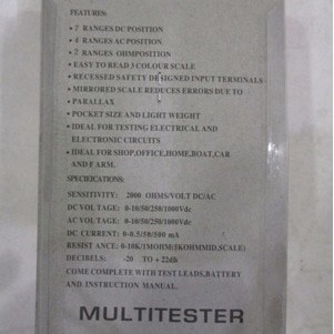 Avometer Multitester SP-110 ATN AC DC OHM Ranges/Tester Mini TOP***