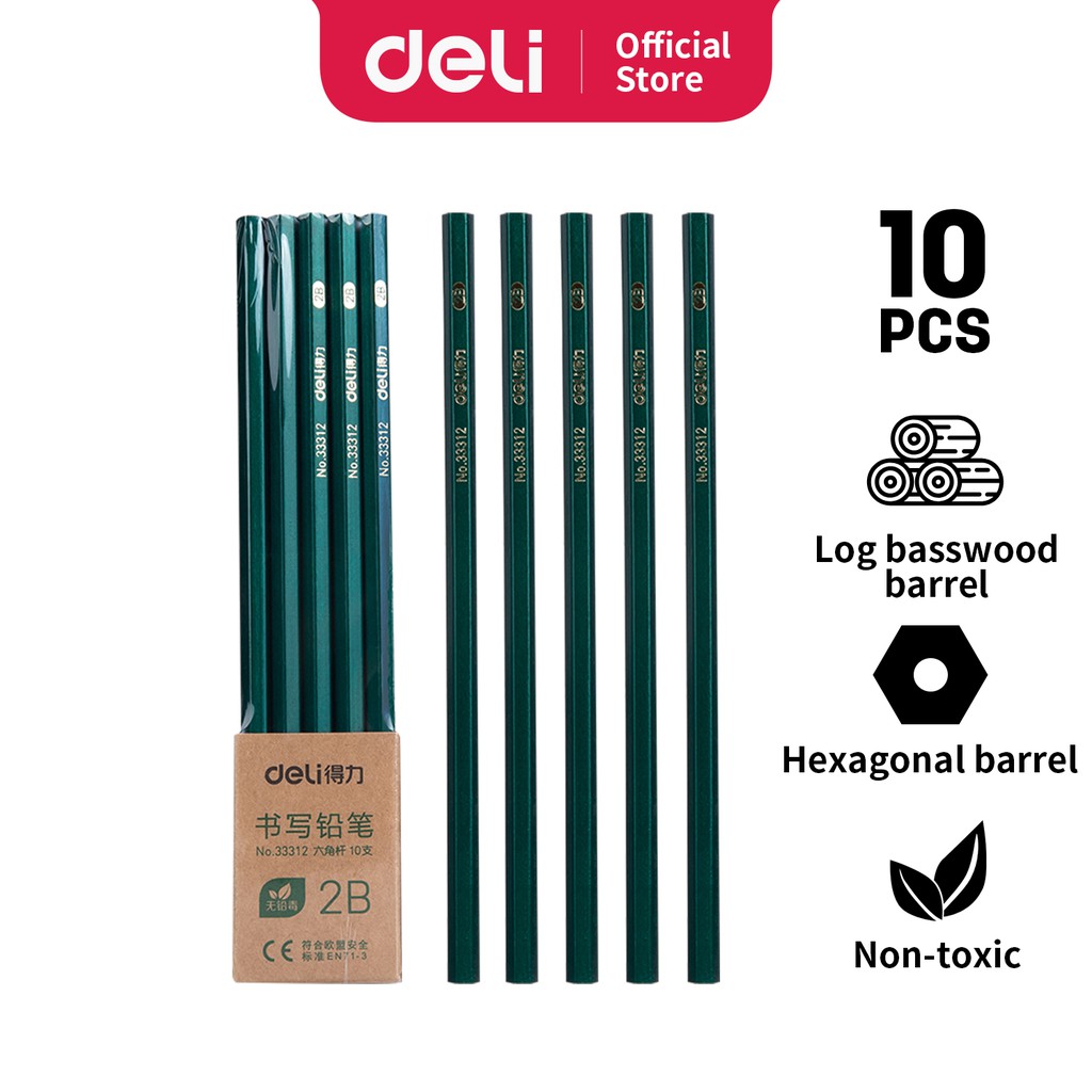 

Deli Pensil Kayu 2B 33312