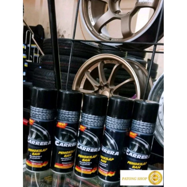 CARRERA Pengkilap Ban Foam 400ml / semir ban mobil motor