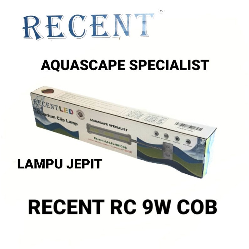 RECENT AA LPJ W9 COB LAMPU JEPIT AQUARIUM SPECIALIST AQUASCAPE